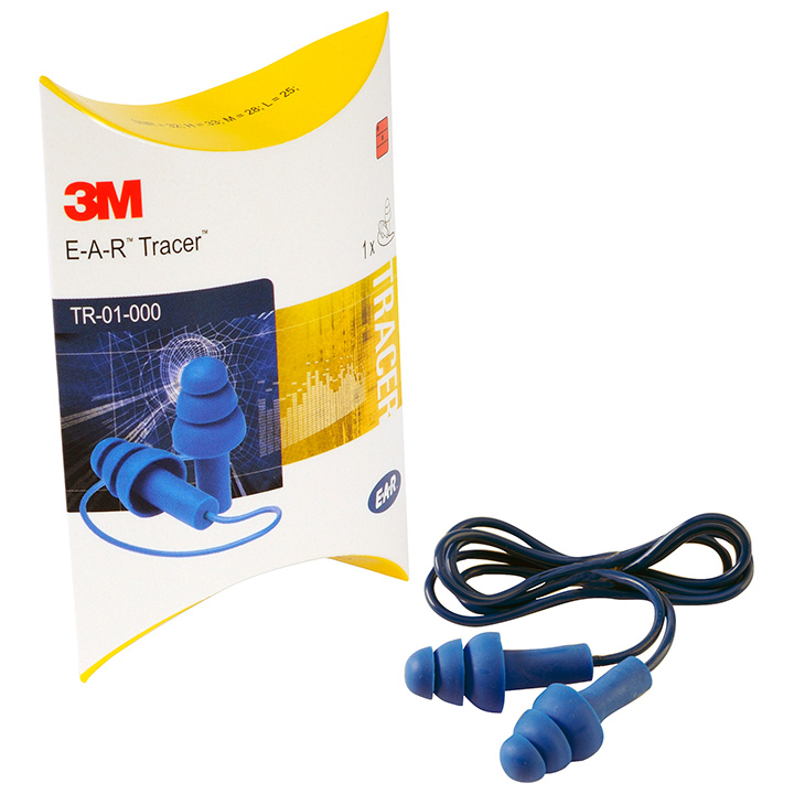 Tampons auriculaires E-A-R Tracer,  réutilisable, 3M, 1 paire