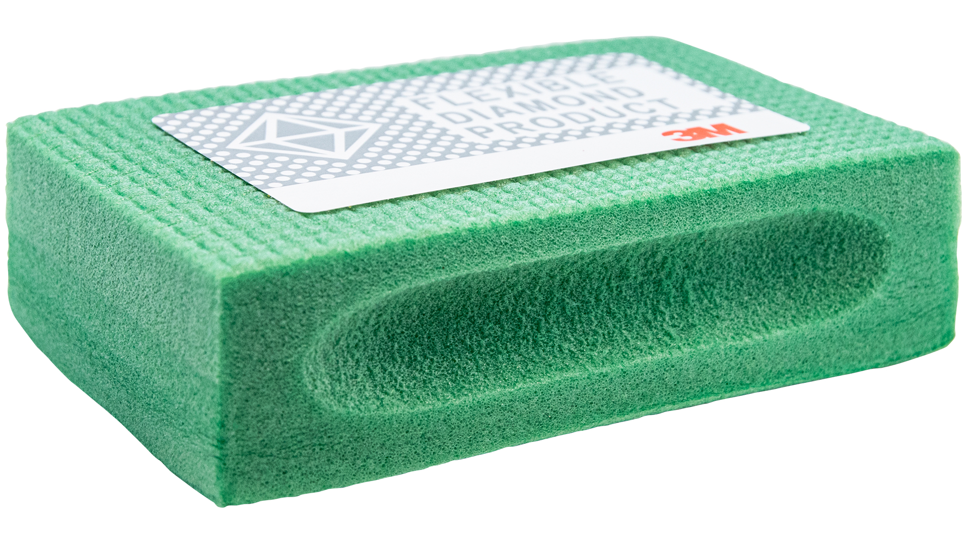 Patin de ponçage diamanté 3M, grain grossier N250 (060), couleur verte