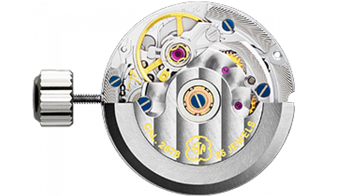 Mvt. ETA 2678 H4 7 3/4''' SC DAY/DATE3 MECH AUT