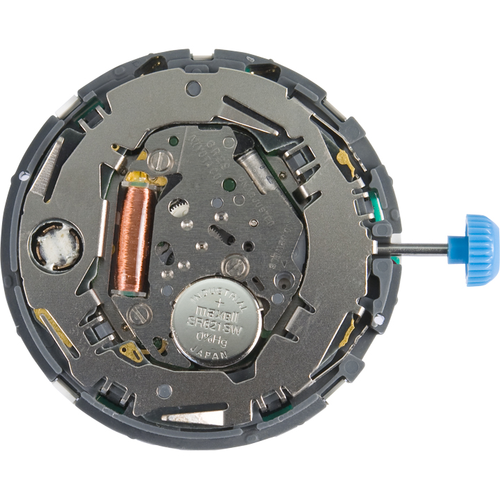 Mvt. Miyota 6R29 13 1/2''' DATE3/DAY9 SC CHR ELECTRO LUMINESCENT 3EYES Quartz (363 | SR 621)