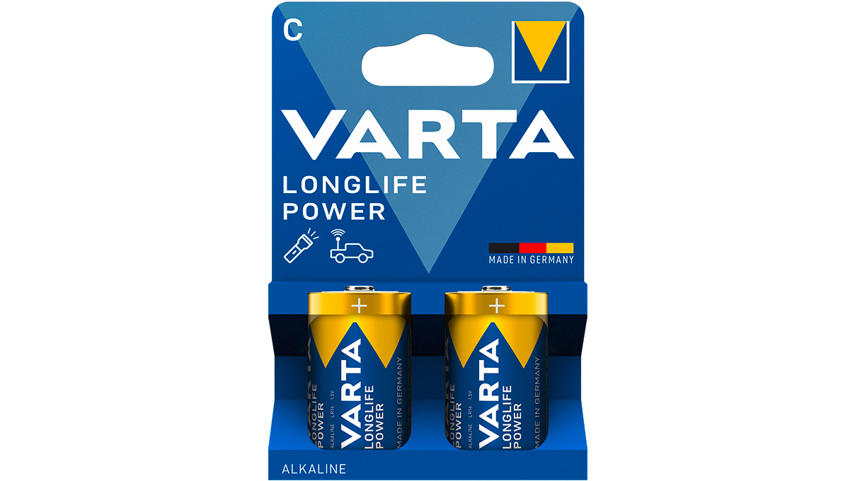 Varta LR14 pile alcaline longue durée