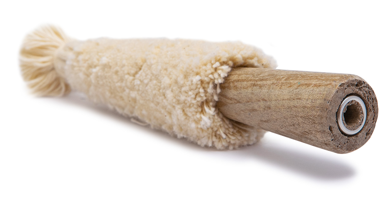 Brosse conique pointue en coton longueur env. 160 mm