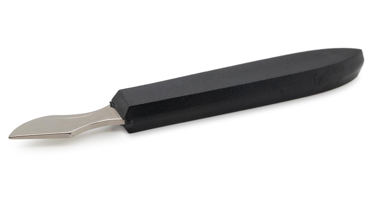 Gehäuseöffnermesser, Kunststoffgriff schwarz