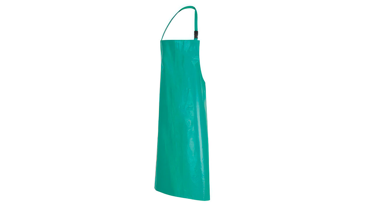 Tablier de protection contre les acides, taille unique, très résistant, vert menthe, EN 467