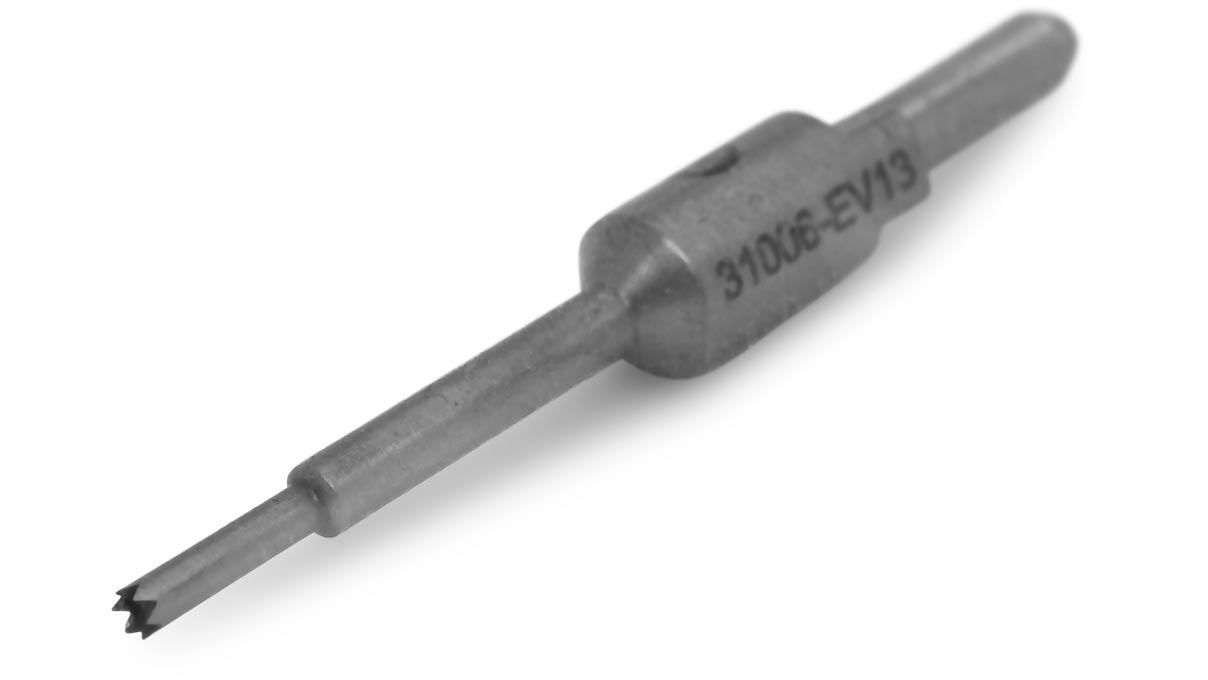 Bergeon 31006-EV13 fraise pour ébavurage des pieds de cadran, Ø 1,3 mm