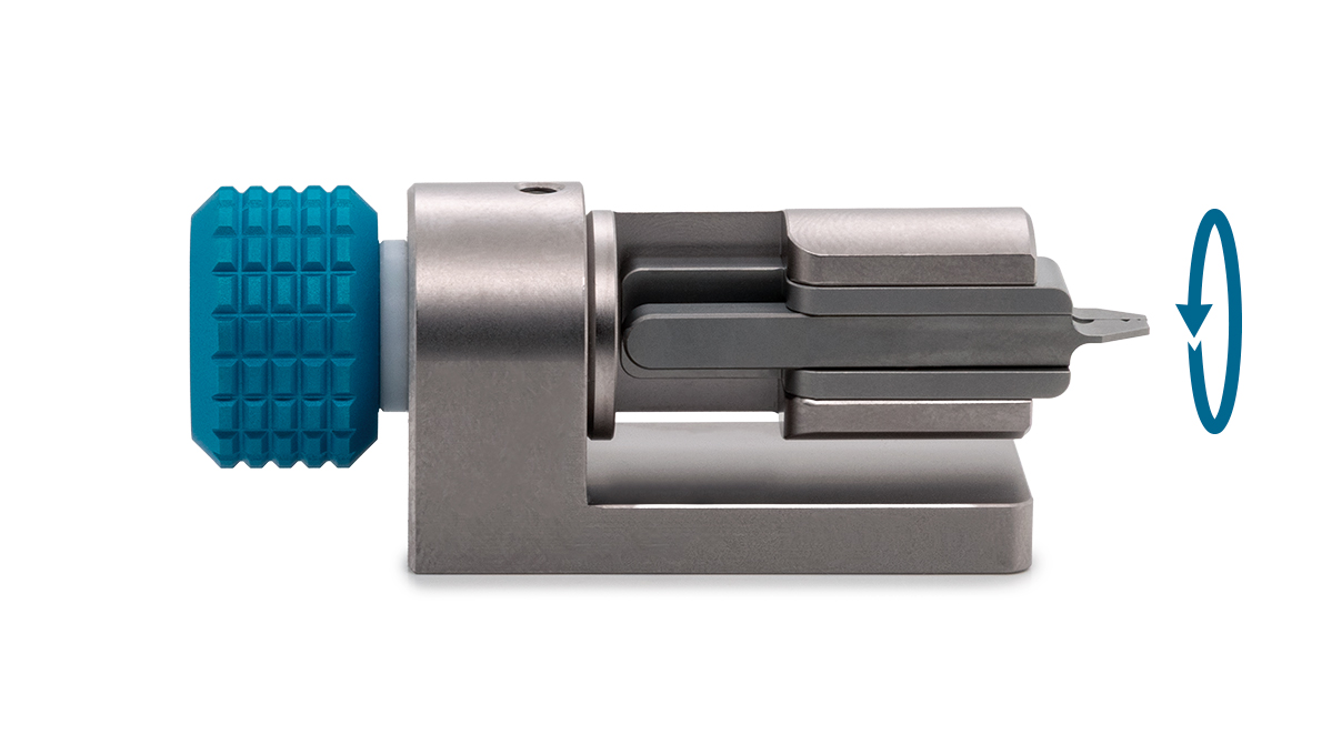 Porte-pièce de précision avec micro-pince, rotatif et indexé