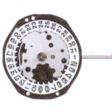 Mvt. Morioka (Seiko SII) PC22A 6 3/4 x 8''' DATE6 SC Quartz (377 | SR626SW)