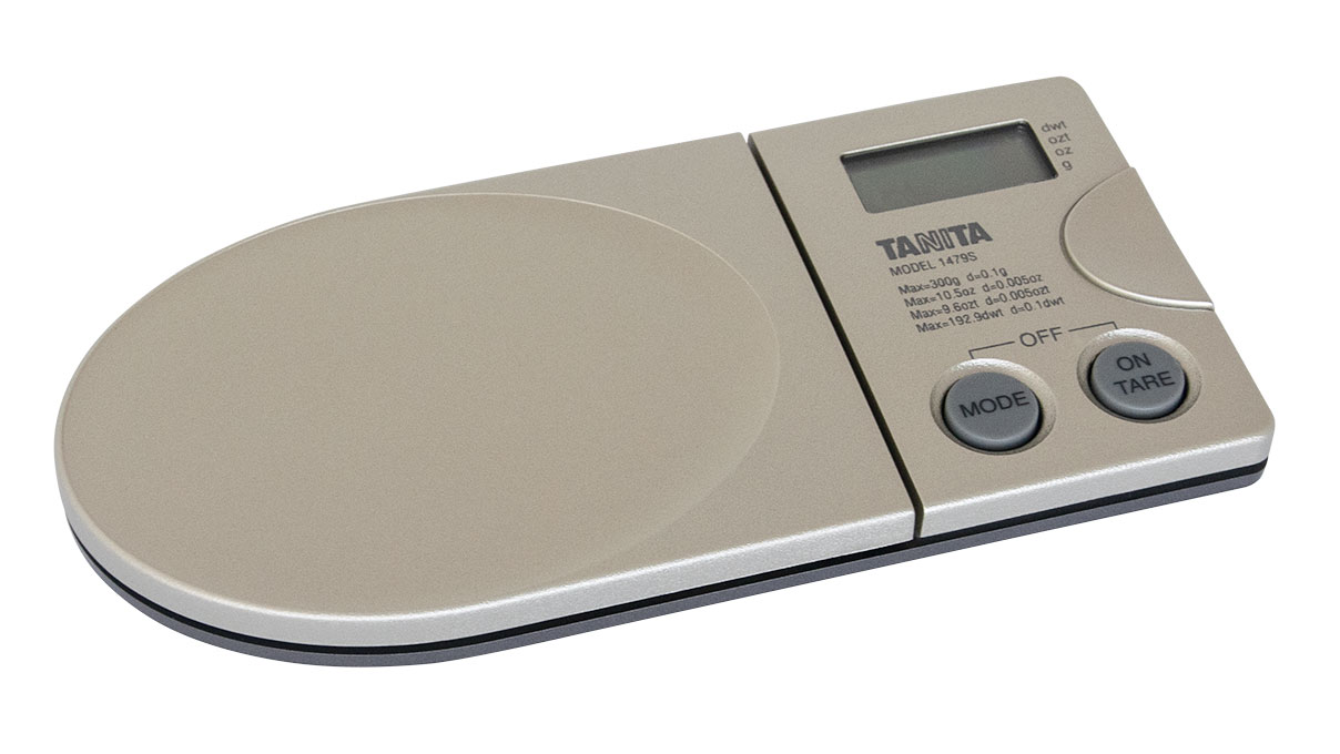 Tanita 1479S/300 balance de poche jusqu'à 300 g, couleurs d'or