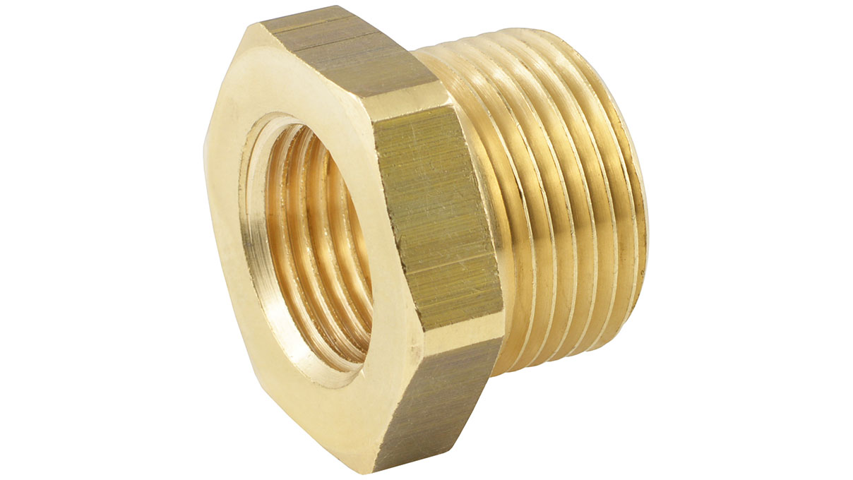 Embout de réduction, filetage mâle/femelle, G3/4" x G1/4", laiton