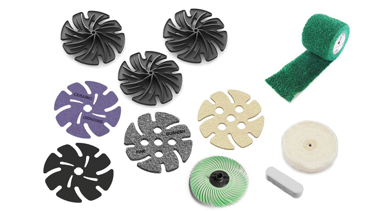 Kit Jooltool pour polir les métaux, Ø 100 mm