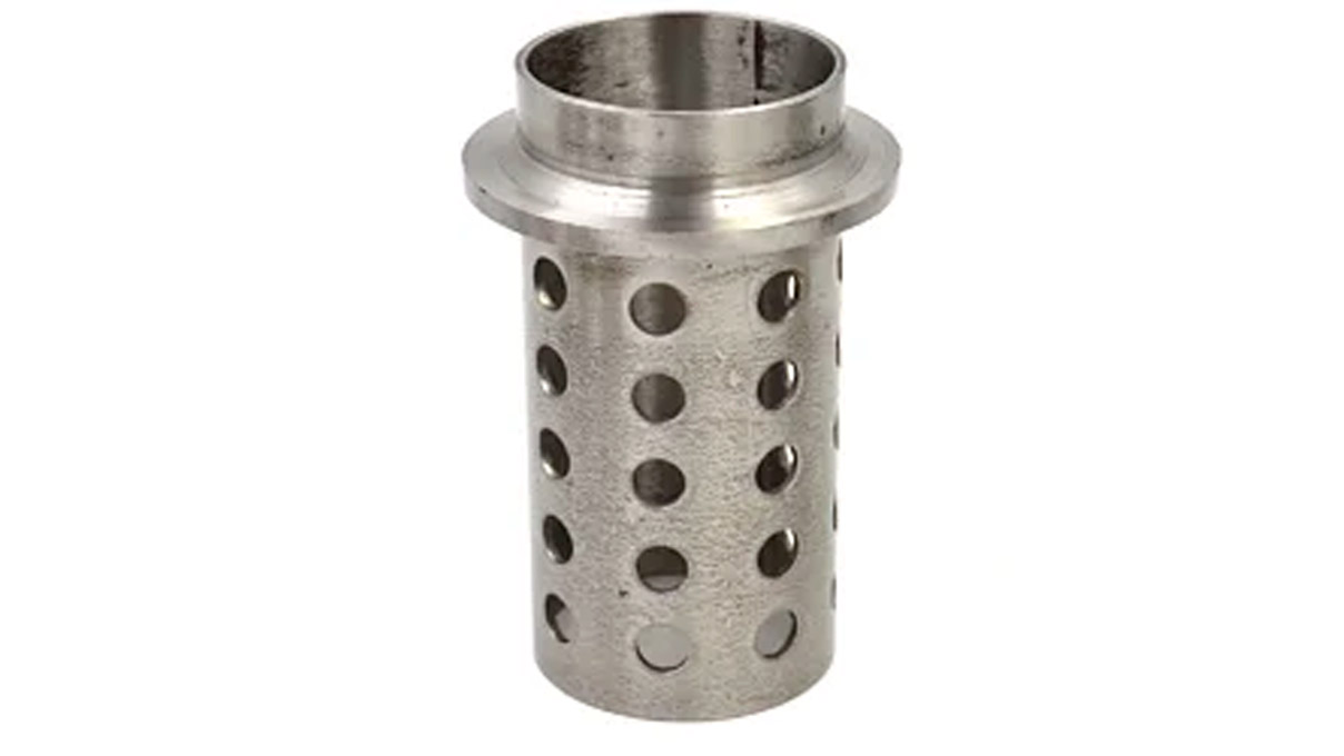 Cuvette à trous avec bride, Ø 80 x 150 mm, acier, très résistante à la chaleur