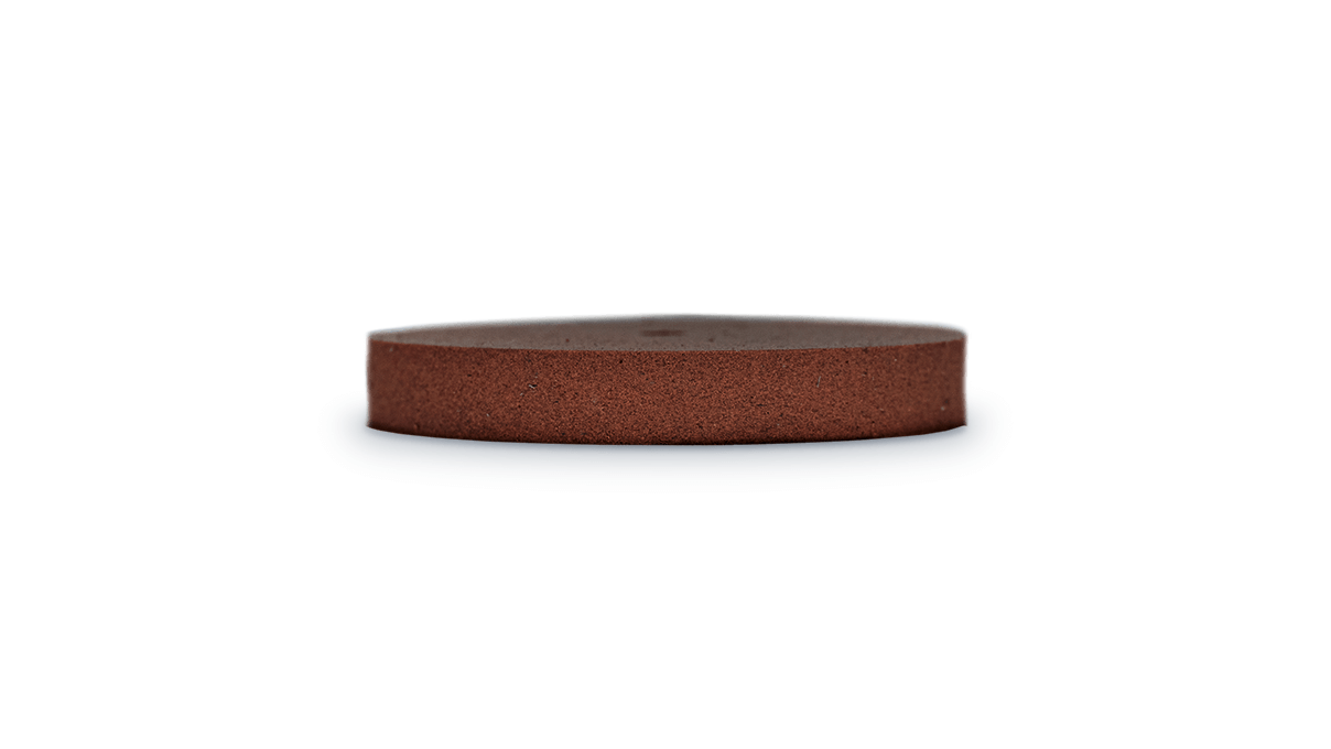 Polissoir Eveflex, marron, roue, Ø 22 x 3 mm, doux, grain moyen