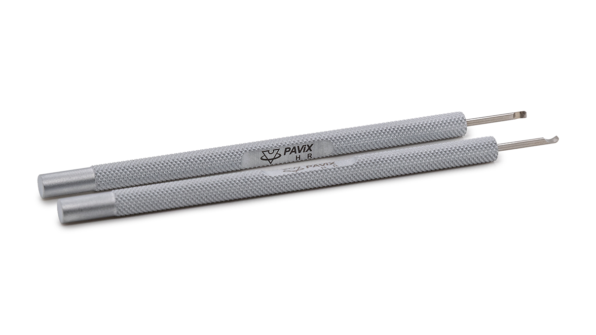 VOH Leviers pour aiguilles, acier, 1,5 mm, 1 paire
