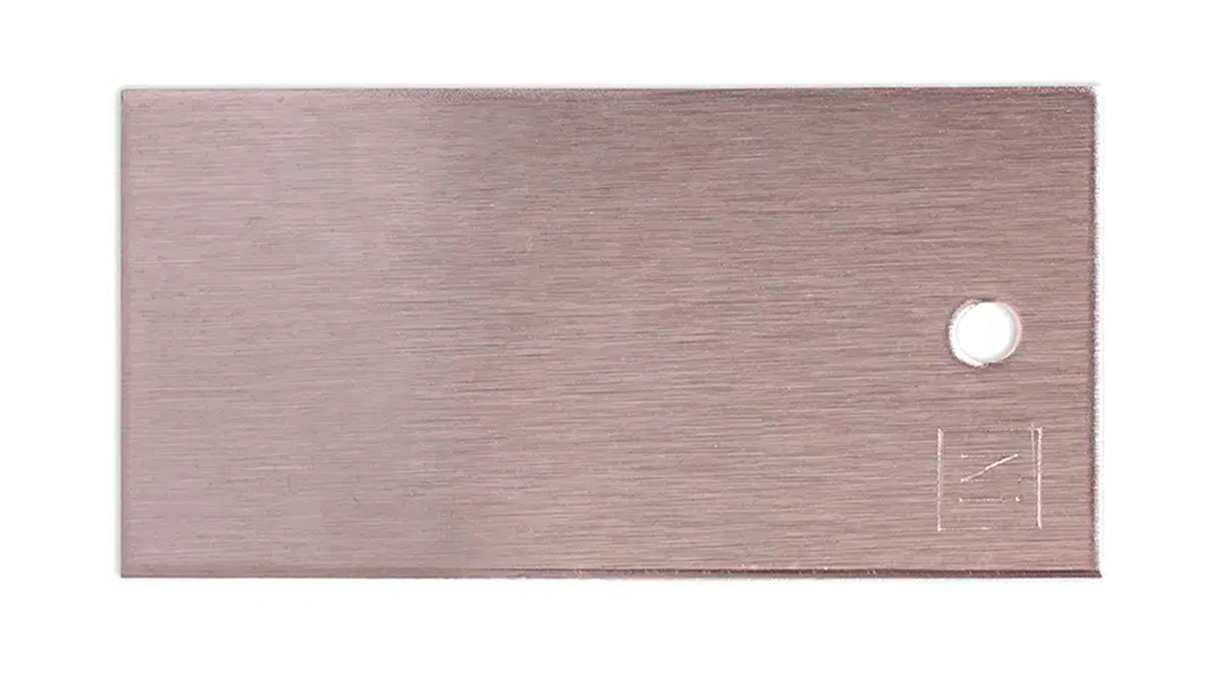 Nickel-anode, 100 x 50 x 2 mm