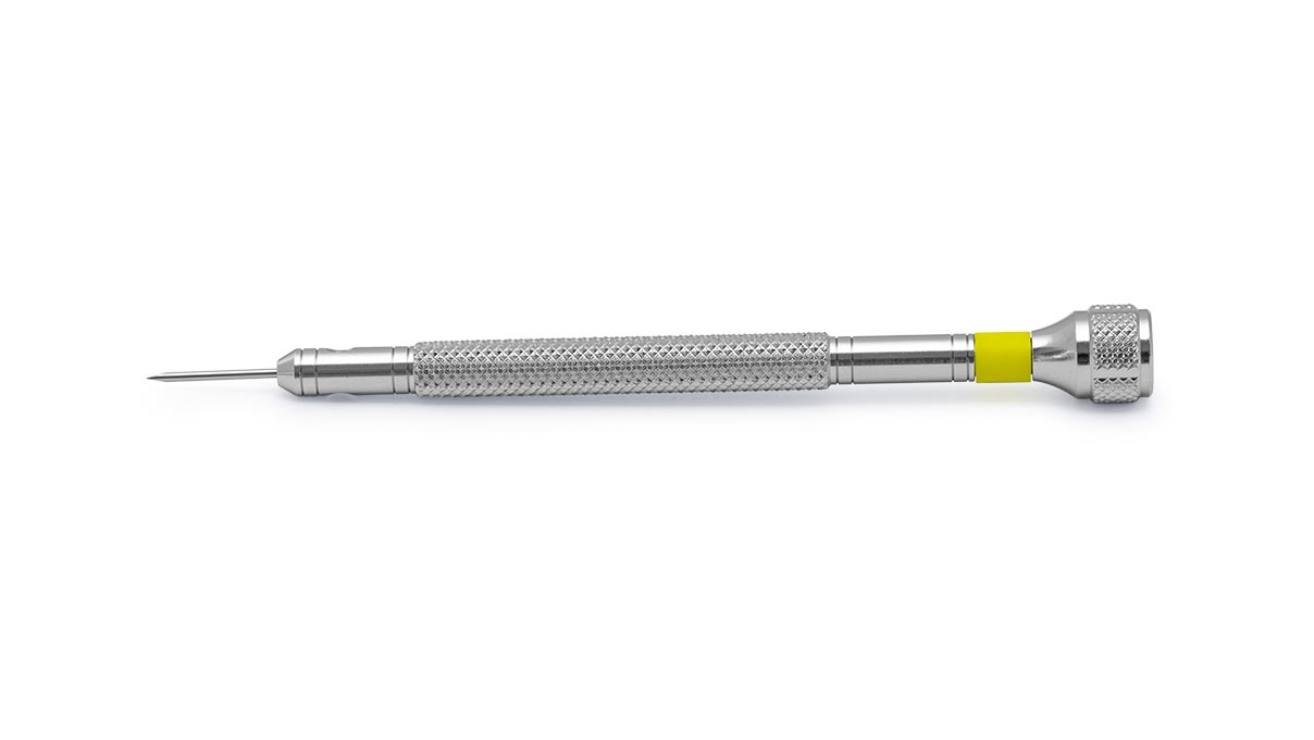 Bergeon 30080-03 tournevis, mèche 0,8 mm, jaune