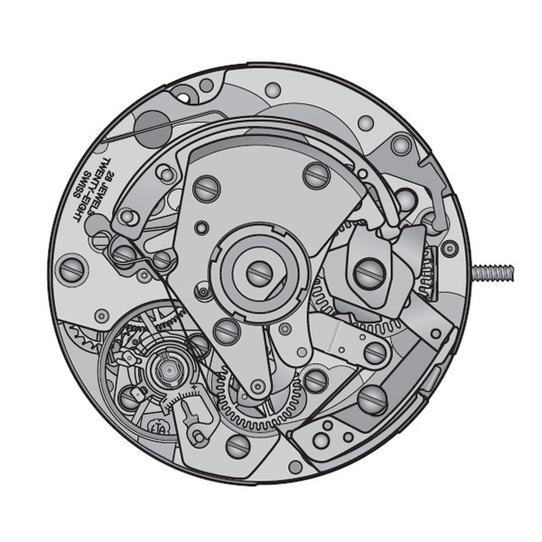 Mvt. Valjoux 7761 13 1/4''' DAY/DATE3 SC CHR MOON MONTH 24H MECH