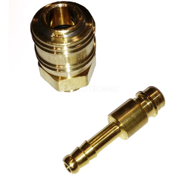 Raccord rapide NW 7,2 mm pour Ø intérieur 6 mm
