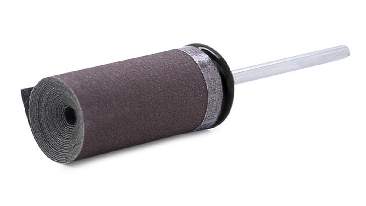 Rouleau abrasif en papier sur support, grain 800