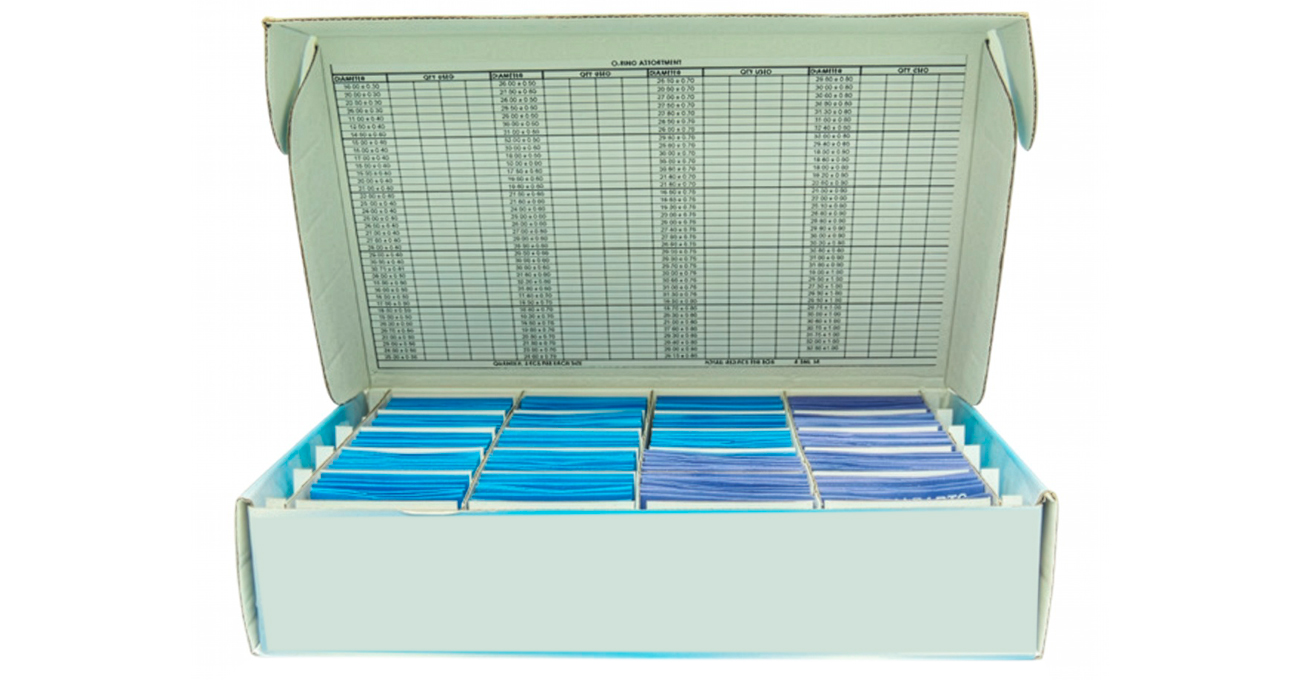 Assortiment de 276 joints plats, 92 dimensions différentes, 3 pièces chacune