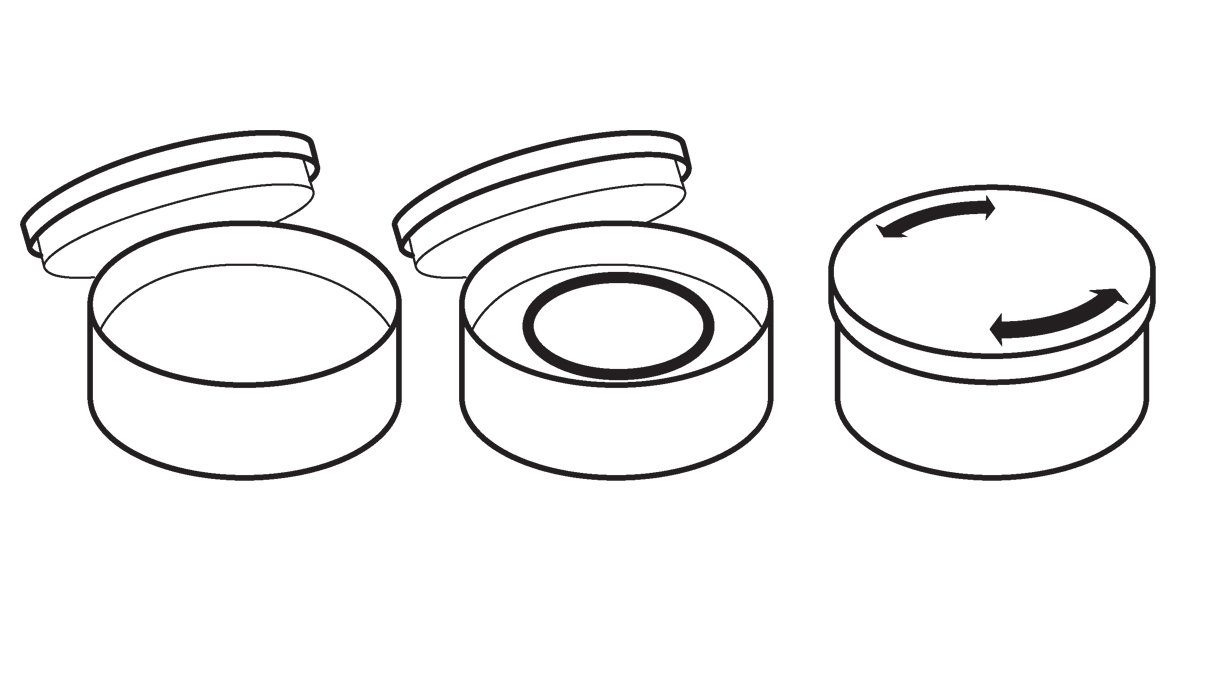 Bergeon 7055 Lubri-Joints, boîte de lubrification, sans graisse