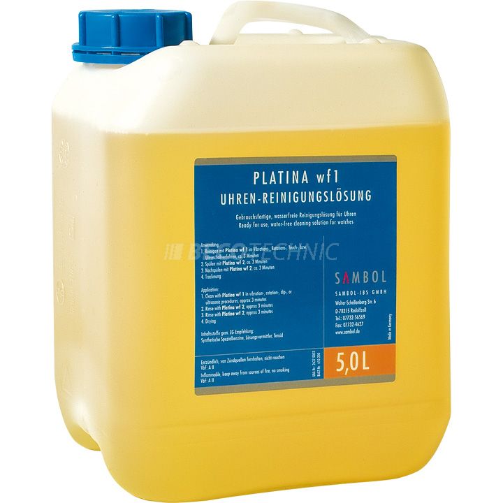 Sambol Platina wf1 fluide de nettoyage de montres, 5 l