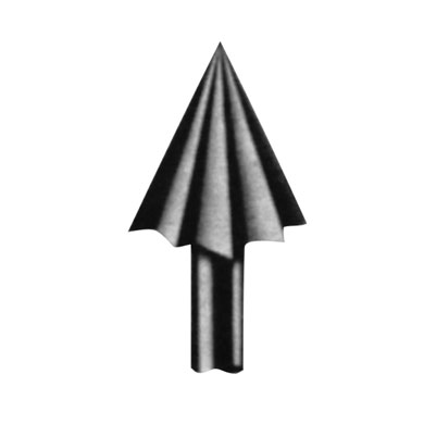 Fraises pointues type 5, court, tête Ø 1,9 mm