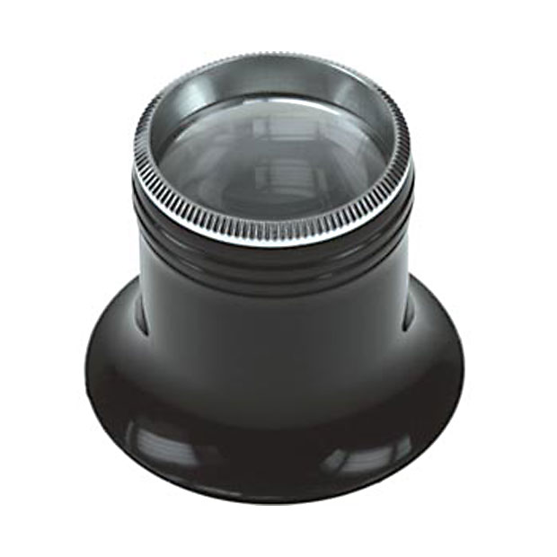Asco Loupe d'horloger type H, Élargissement 3,5x, Noir