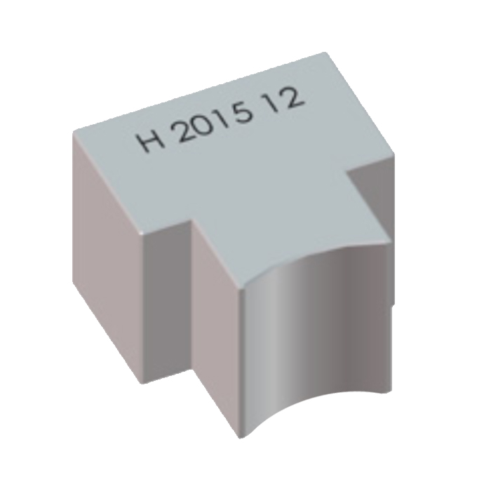 Support entre-corne AMF 2015-15-12, pour largeur entrecorne 12 mm