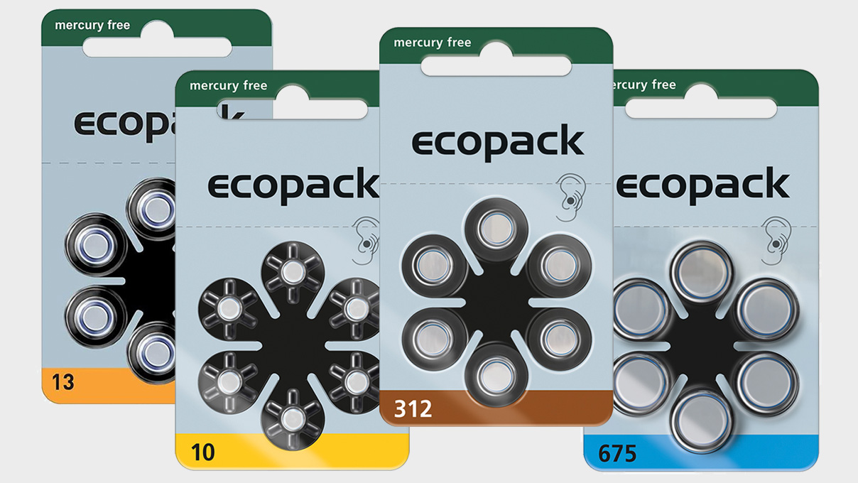 Ecopack Piles pour appareils auditifs