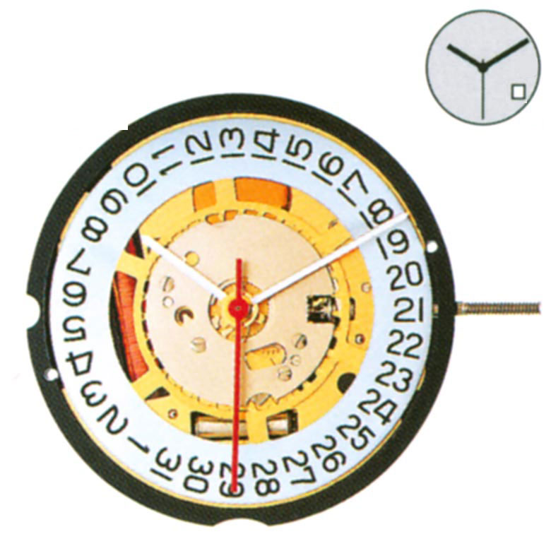 Mvt. Ronda 715 H4 11 1/2''' DATE3 SC Quartz (371 | SR920SW)