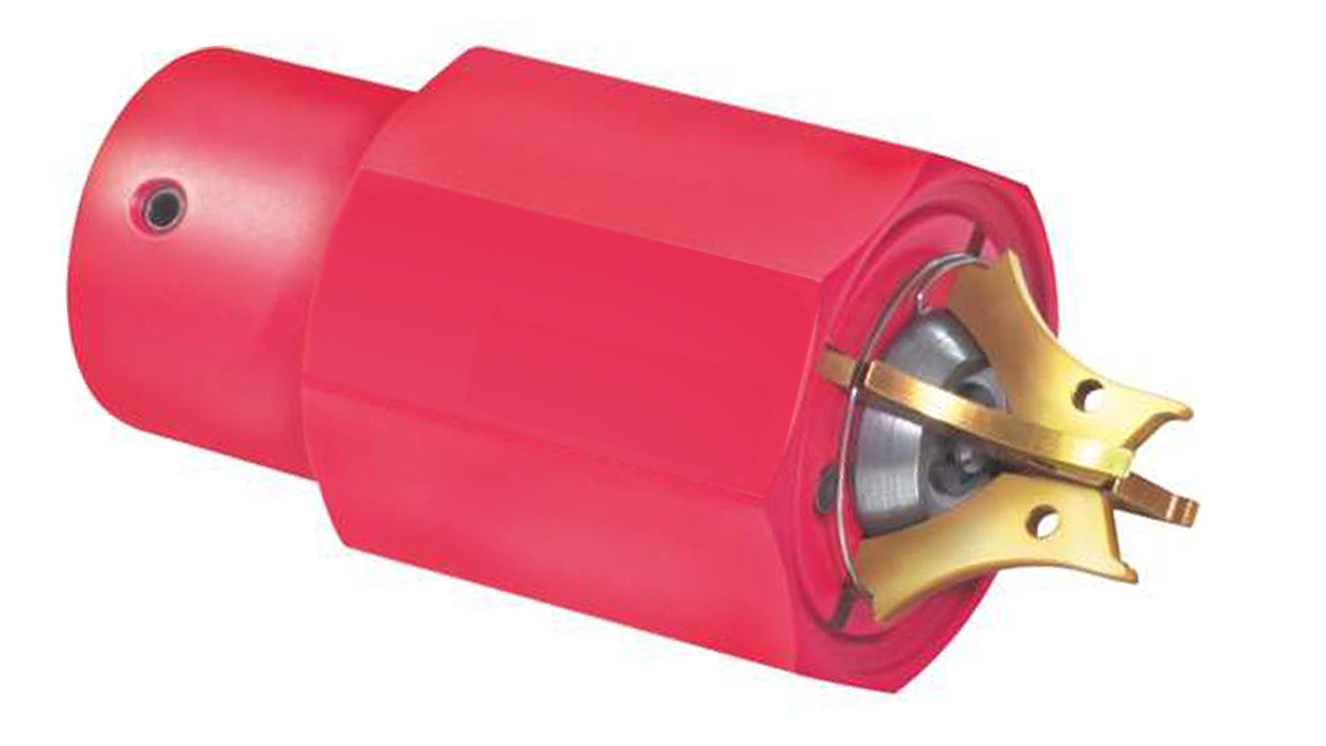 Porte-pièce universe/étau de polissage pour boîtes de montres et lunettes avec 4 griffes en laiton pouvant être
serrées de Ø 14 à 34 mm.