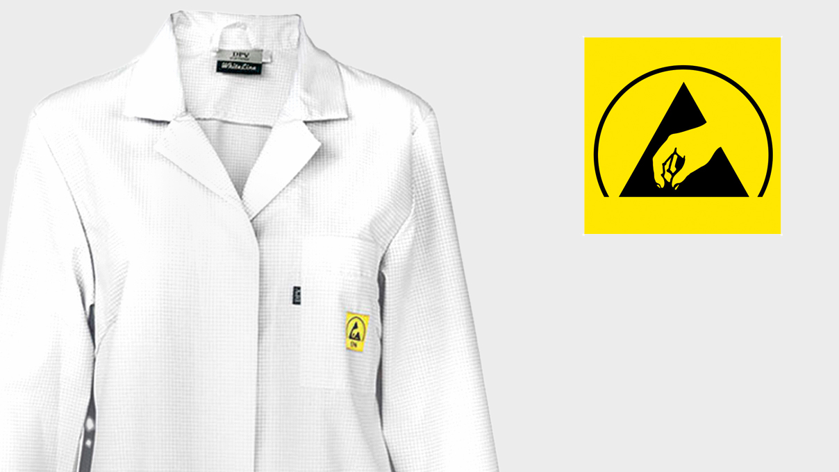 Blouse de travail pour l'ESD