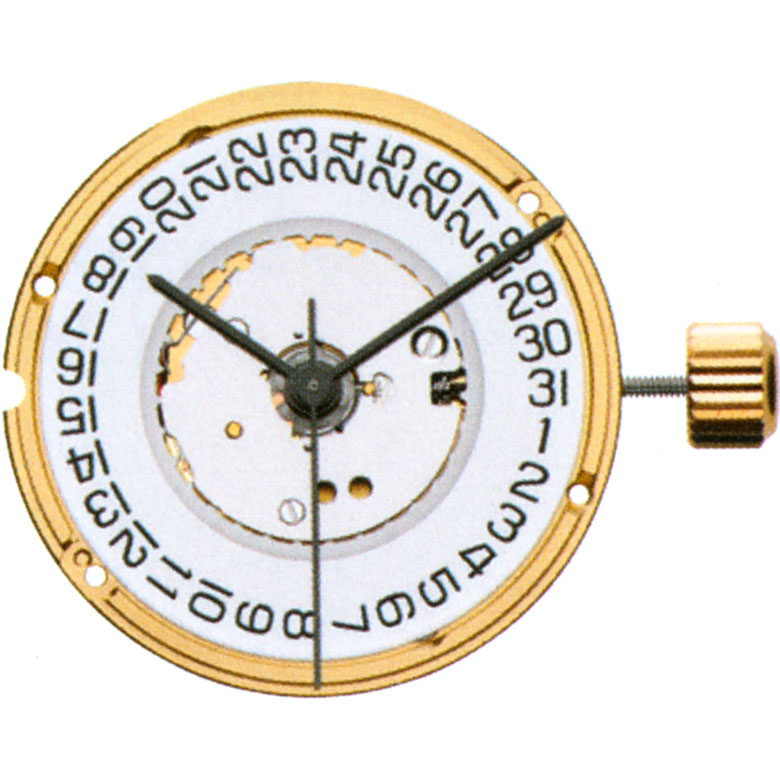 Mvt. ETA F05.111 H1 10 1/2``` SC DATE6 Quartz (371)