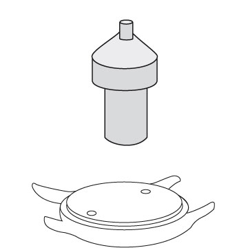 Mâchoires pour des boîtiers à trous pour Aqua Fix, trempé vacuum