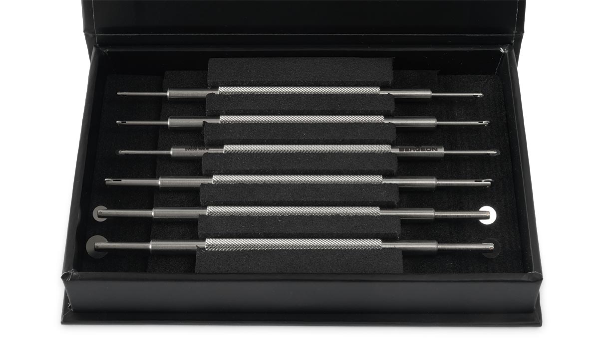 Bergeon 1895-AC6 jeu de fraises à molettes, 6 pièces