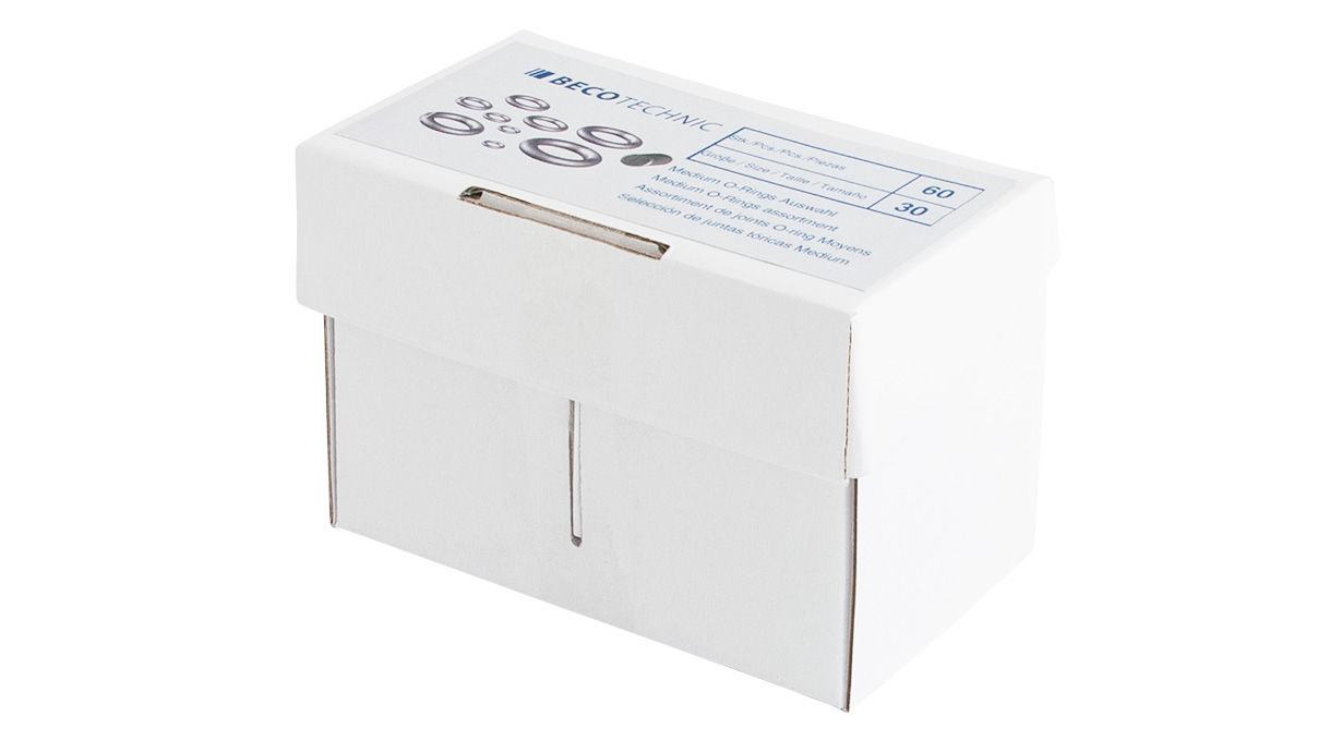 Assortiment de 60 (30x2) joints toriques medium Ø 36,5 - 41,1 mm