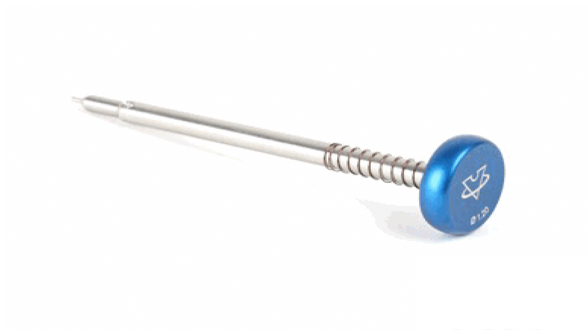 Brosche für VOH Pavix Extra, blau, Ø 1,2 mm