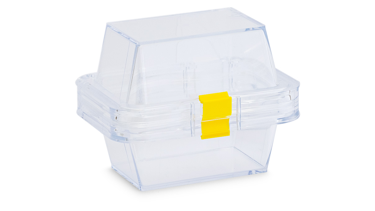 Boîte à membrane, 100 x 75 x 75 mm, à fermeture, transparente