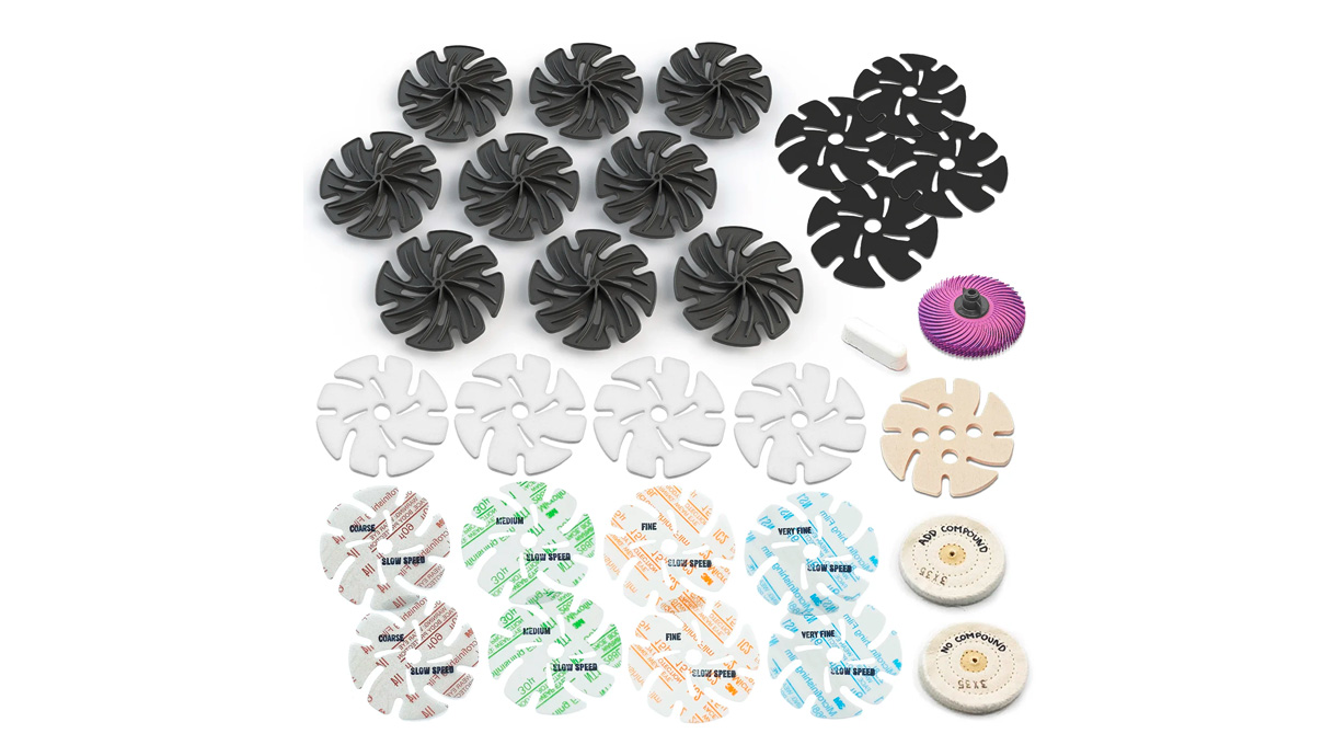 Jooltool kit Deluxe pour le traitement de pièces rondes en pâte à modeler et résine synthétique