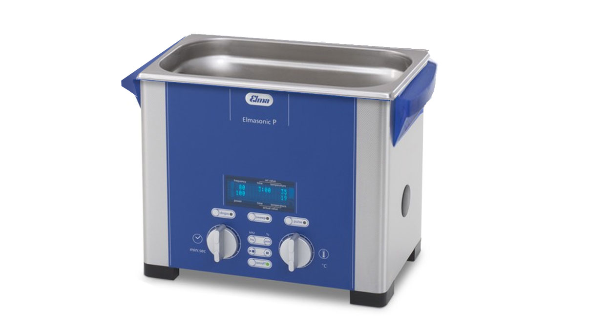 Appareil de nettoyage à ultrasons Elmasonic P 60 H, avec chauffage, 5,75 litres, 3/8“ vidage, 220 - 240 V