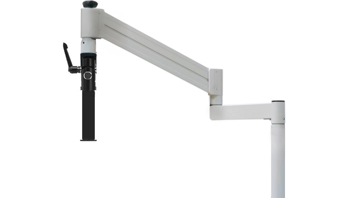 Zeiss Statif U, statif à bras articulé à ressort avec fixation sur table à agrafer ou à visser