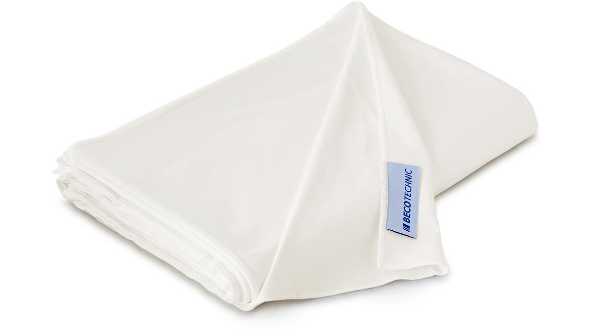 Tissu de protection, en microfibre, blanc cassé, 250 x 160 cm