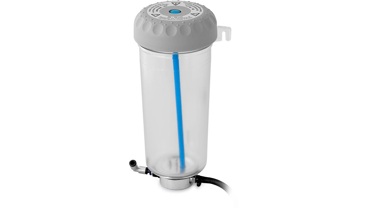 Renfert Réservoir supplémentaire 25 - 70 µm, à droite, pour Vario Basic, avec buse 0,8 mm