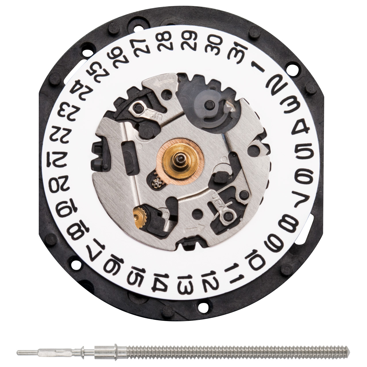 Mvt. SHI VX12 8 3/4 '''  SC DATE 6 Quartz  (315)