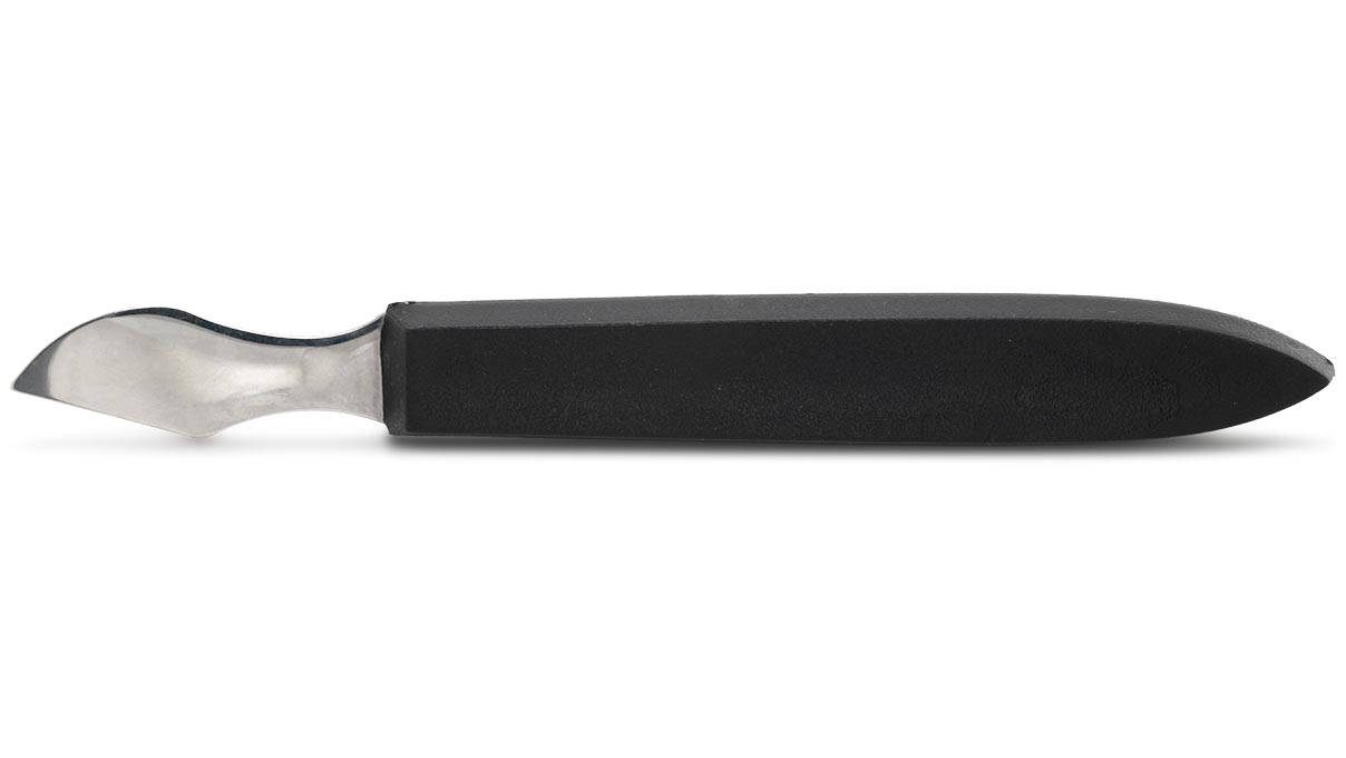Gehäuseöffnermesser, Kunststoffgriff schwarz