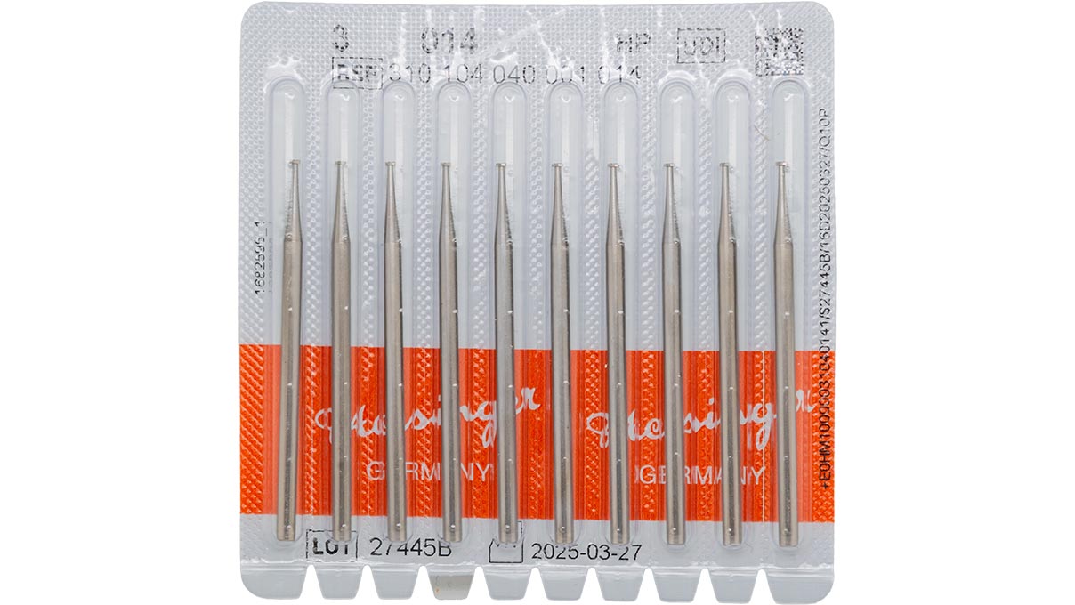 Fraise type 3, tête Ø 1,4 mm