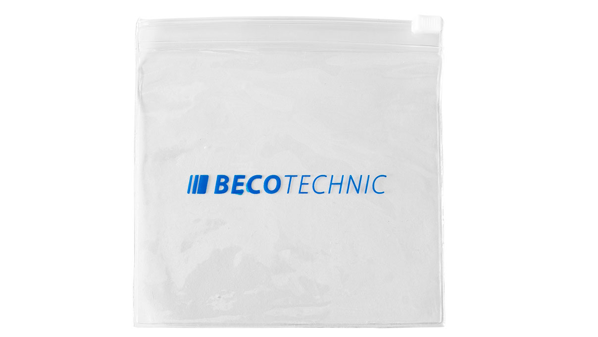 Beco Technic Service-Bag, transparent, avec fermeture zippée