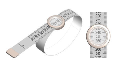 Bracelet de mesure au poignet