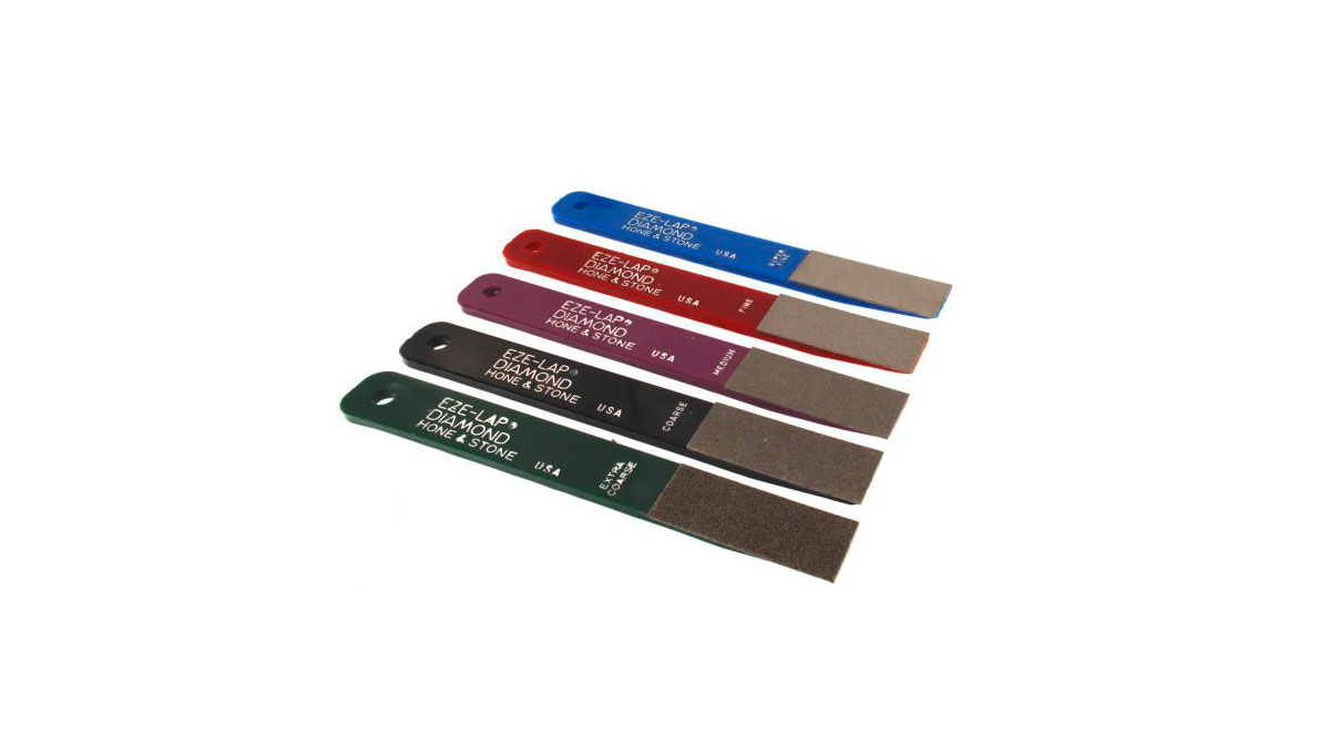 Jeu de 5 limes plates diamantées, grain 150 / 250 / 400 / 600 / 1200, longueur 15 cm
