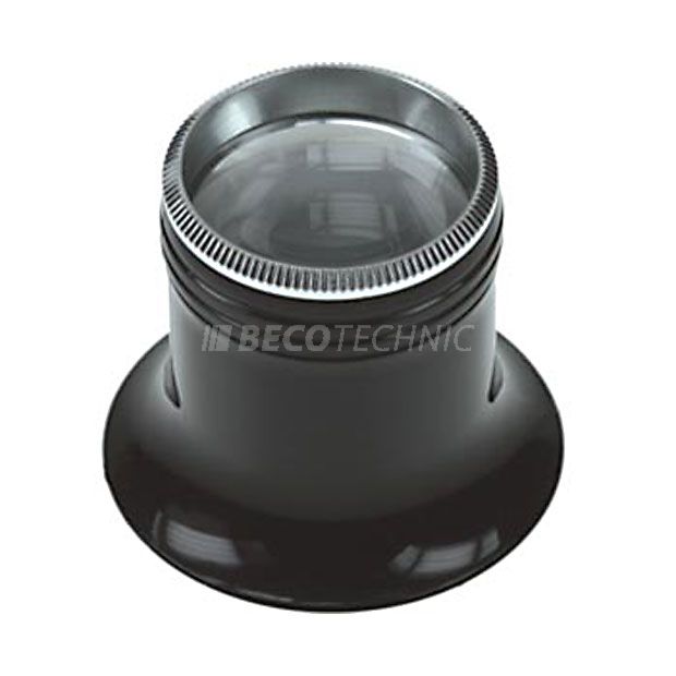 Asco Loupe d'horloger type H, Élargissement 2,5x, Noir